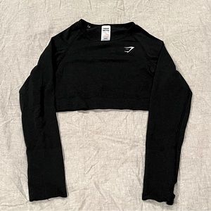Gym shark vital seamless long sleeve crop